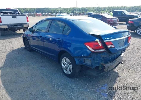 2013 Honda Civic Lx from USA, damaged, VIN 2HGFB2F55DH578813